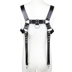 KinkHarness Harnais Sm Garter Noir